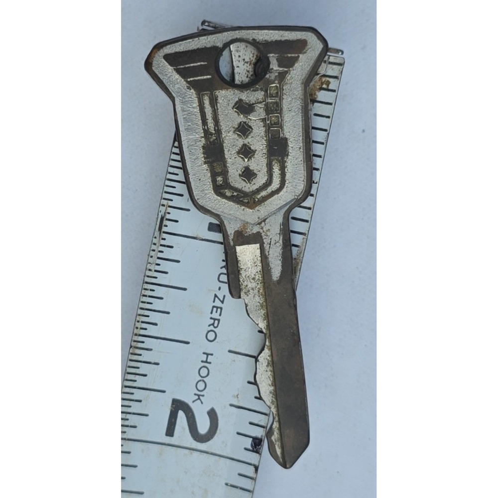 Vintage Lincoln Mercury Car Key Made in USA Metal Fob Emblem